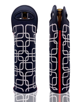 Geometric Wine Bag